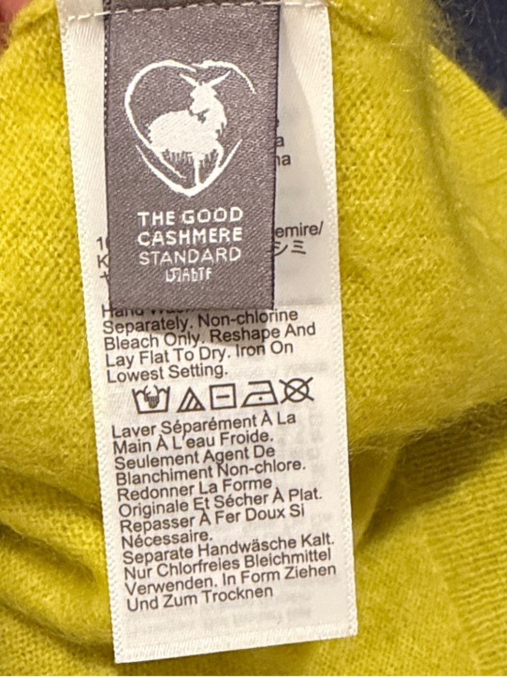 J Crew Women's Short-Sleeve cashmere Button Front Sweater - Yellow - Picture 2 of 2